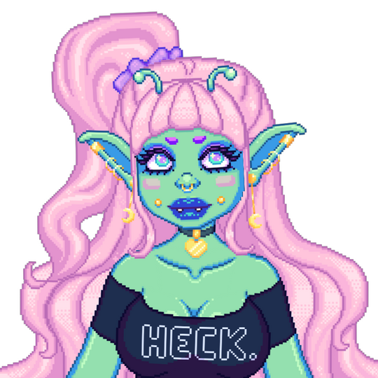 Manic Pixel Bean Girl